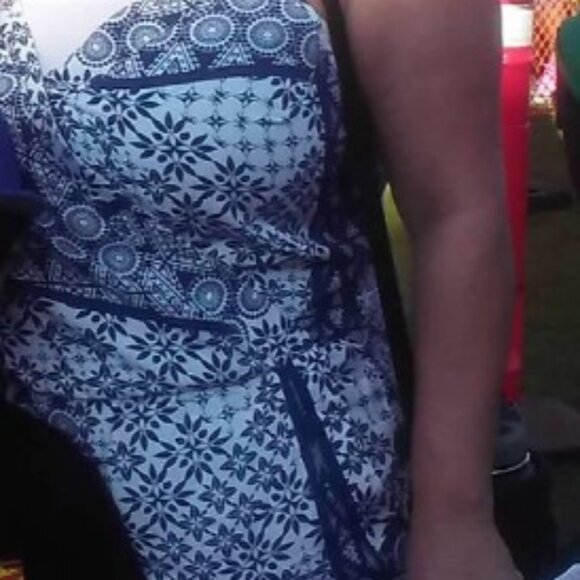 Blue and White Opihi Romper Shorts - Picture 14 of 14